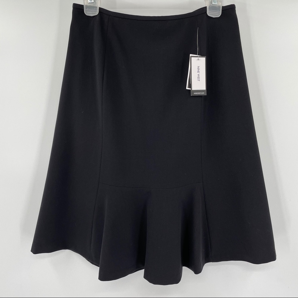 NEW! Nine West Black Career Skirt - Picture 3 of 15